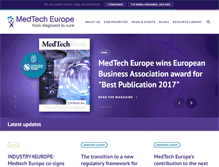 Tablet Screenshot of medtecheurope.org